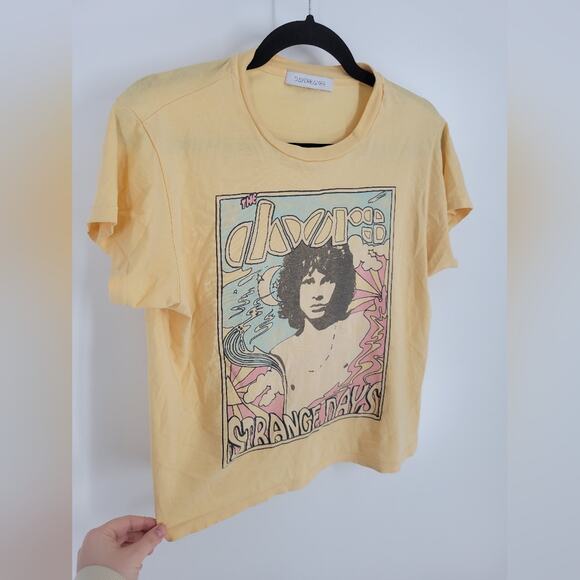 Daydreamer Yellow The Doors Graphic Short Sleeve Tee S - Picture 4 of 10